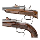A pair of centre fire pistols, circa 1880