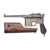 Mauser C 96, Siamese Contract Small Ring, with shoulder stock