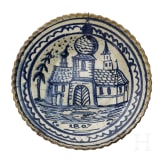 Ein Paar Keramikschalen, Russland/Osteuropa, datiert 1807 und 1809