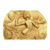 An outstanding Hellenistic gold medallion with a Nereid, 3rd century B.C.