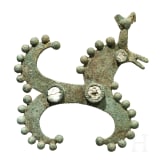 An early Iranian horse appliqué, 2nd millennium B.C.