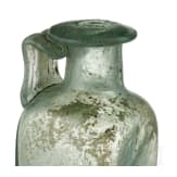 A Roman glass bottle, 2nd - 4th century