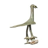 Eindrucksvolle Vogelfigur, Bronze, byzantinisch, 6. - 7. Jhdt.