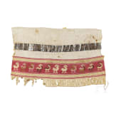 A Peruvian textile fragment, 11th - 15th century