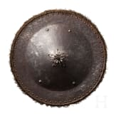 An Italian circular shield made of iron, circa 1580