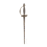 A luxury gold damascened small-sword, Tula, circa 1760
