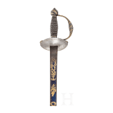 A luxury gold damascened small-sword, Tula, circa 1760