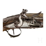 A silver mounted flintlock pistol, Lestringer, Toulon, circa 1790