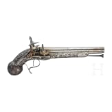A Spanish miquelet pistol by Ripoll, 18th century