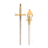 Logenschwert und größere Sammlung von Freimaurer-Orden und anderen Objekten, 19./20. Jhdt.
