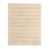 Court pianist Gabriele von Lottner (1883 - 1958) - a music autograph by Max Reger with dedication by Elsa Reger from 1932