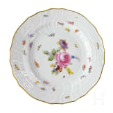 Emperor Wilhelm II - six Meissen plates with Neubrandenstein decoration from the royal dinner service, 1893 - 1915