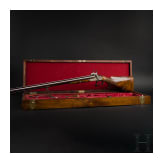 Luxus-Perkussionsdoppelflinte im Kasten, Belgien oder Frankreich, um 1840