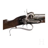 Spanische Miquelet Perkussionsdoppelflinte, Barrenechea, Eibar, datiert 1861