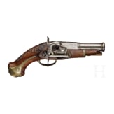 Miquelet Perkussionsreisepistole, Torento, Spanien, um 1830