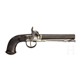 Perkussionspistole, England, um 1850