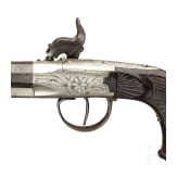 Perkussionspistole, England, um 1850