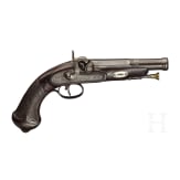 Perkussionspistole, Bascarian, Spanien, datiert 1857