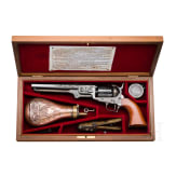 Perkussionsrevolver Colt Model 1851 Navy, postwar, im Kasten, USA, um 1975