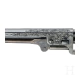Perkussionsrevolver Colt Model 1851 Navy, postwar, im Kasten, USA, um 1975