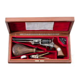 Perkussionsrevolver Colt Model 1851 Navy, postwar, im Kasten, USA, um 1975