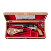 Perkussionsrevolver Colt Navy 1851, hochwertiger italienischer Nachbau, im Kasten, um 1975