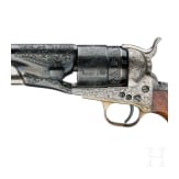 Perkussionsrevolver Colt Army 1860, hochwertiger, italienischer Nachbau, im Kasten, um 1975