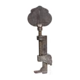 Barocker milit&auml;rischer Federspanner, deutsch, datiert 1748