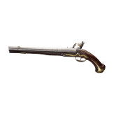 Milit&auml;rische Steinschlosspistole, Hessen (?), um 1720