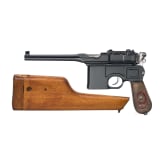 Mauser C 96/16, mit Kasten