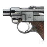Pistole 08, Erfurt 1912, mit Truppenstempel