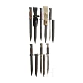Sechs Seitengewehre M84/98