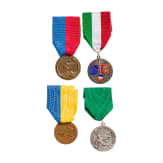 Vier Medaillen, Italien, 20. Jhdt.