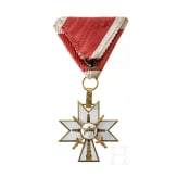 Orden der Krone K&ouml;nig Zvonimirs - Kreuz 3. Klasse mit Schwertern