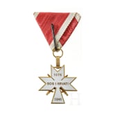 Orden der Krone K&ouml;nig Zvonimirs - Kreuz 3. Klasse mit Schwertern