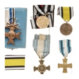 Gruppe bayerische Auszeichnungen und Milit&auml;rpass Feldflieger