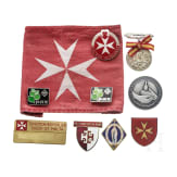Souver&auml;ner Malteserorden - Abzeichen und Armbinde, 20. Jhdt.