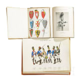 F&uuml;nf B&uuml;cher Waffen- und Uniformkunde, deutsch, um 1900