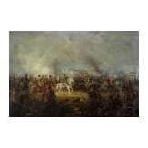 Moritz Delfs (1823 - 1906) - Napoleon at the Battle of Waterloo