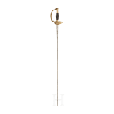 A small sword for officers of the guard or members of the court, 19th century