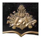 A cartouche box for military musicians, mid-19th century