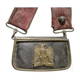 A cartouche box and a bandolier for officers of the cavalry, Second Empire
