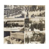 Five postcards of the funeral procession of Kaiser Franz Josef I, 1916