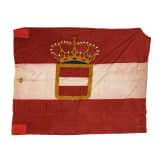 Zwei Flaggenfragmente der k.u.k. Kriegsmarine