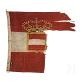 Zwei Flaggenfragmente der k.u.k. Kriegsmarine
