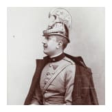 Three contemporary original photographs of a k.&k. dragoon officer, circa 1905