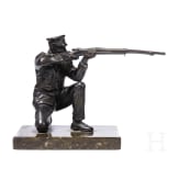 Zwei Sch&uuml;tzenfiguren aus Bronze