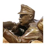 Zwei Sch&uuml;tzenfiguren aus Bronze