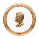 Plakette aus Bronze mit Portrait von Josef Stalin, Sowjetunion, um 1950-60