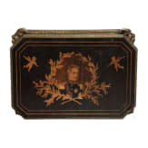 Messingmontierte Kassette, Frankreich/Benelux, 19. Jhdt.